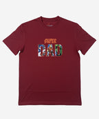 HR Clothing Men’s Super Dad Printed T-Shirt – Maroon TSH-5921