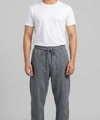 Men’s Terry Baggy Smart Trousers– LWR-0705 Charcoal