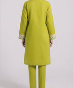 Women's Eastern Lime Green Embroidered 3-piece 0004