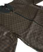 Men's Faux Leather Jacket Jk-0442 Coffee