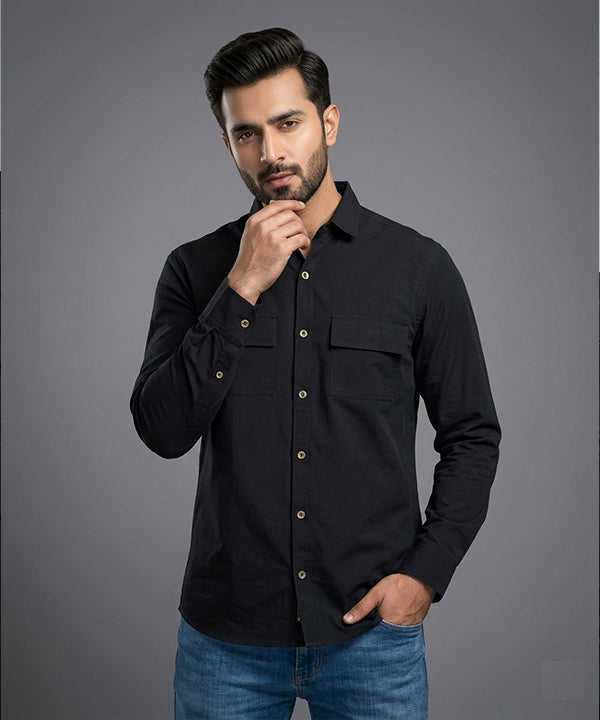 Men's Casual Shirt - Shc-1970 Black (ORG)