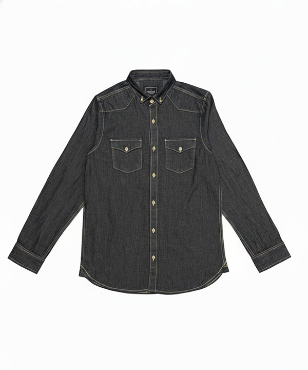 Men's Casual Shirt - Shc-1454 M-Black