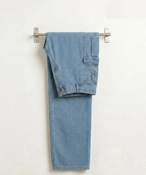 HR Clothing Women's Full Baggy Denim Jeans - JP-2244 – Blue