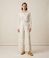 Women's Floral Co-Ord Set White LTP-0036