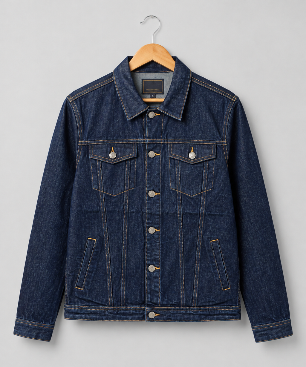 Men's Denim Jacket - Navy - JK-0412