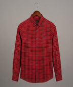 Men's Casual Shirt - Shc-1832 Red Chk (ORG-H)