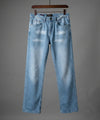 Men's Smart Baggy Denim - Ice Blue Jp-2097