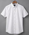 Men's Casual White Half Sleves Shc-1846
