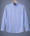 Men's Casual Shirt - Shc-1385 Texture Blue