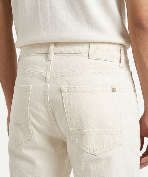 Men's Denim Smart Baggy- JP-2230 White