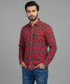 Men's Casual Shirt - Shc-1579 Red Chk