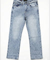 Men's Smart Baggy Denim - L Blue Jp-2079