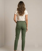 HR Clothing Women's Slim Fit Denim Jeans-LJP-0039–Green