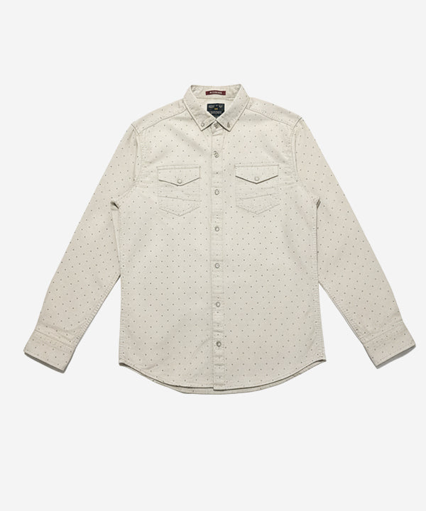 HR Clothing Men's Casual Shirt - Beige Shc-1841 Strech Fabric(ORG)