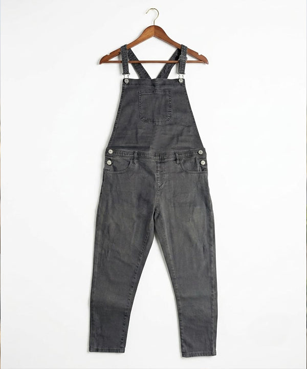 HR Clothing Women's Denim Rompers – Grey - DG-0009