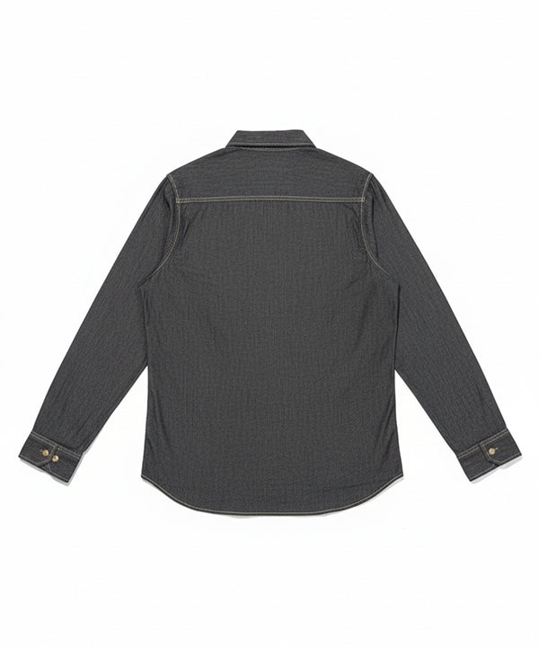 Men's Casual Shirt - Shc-1454 M-Black