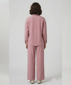 Women's Western Pink Relaxed Fit Co-Ord Set LTP-0030