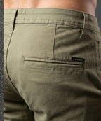 Men’s Summer Cotton Texture Green Shorts- BR-0103