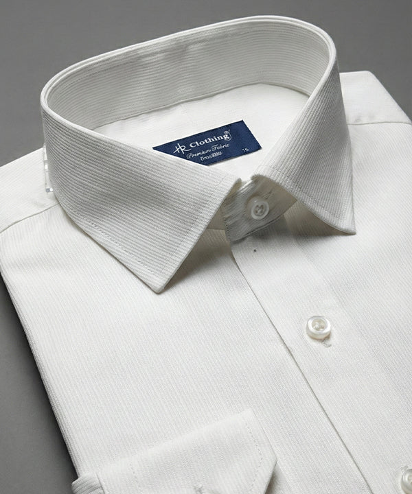 Men's Dress Shirt - White Stripes Dsh-0289