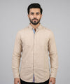 Men's Casual Shirt - Shc-1406 Beige