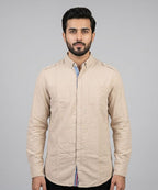 Men's Casual Shirt - Shc-1406 Beige
