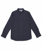 Men's Casual Shirt - Shc-1579 Purple Chk