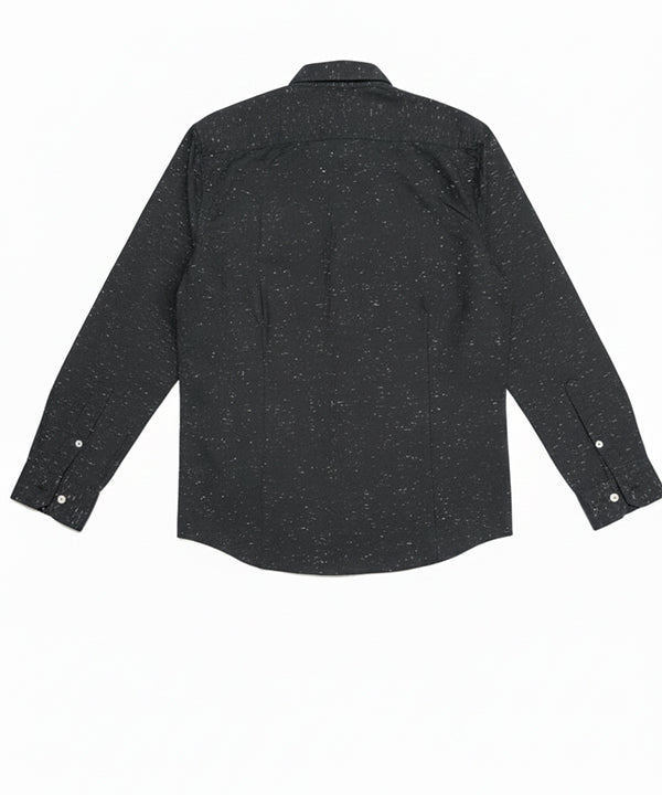 Men's Casual Shirt - Shc-1616 Black Dotted