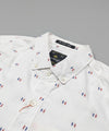Men's Casual Shirt - Shc-1615 White Dotted