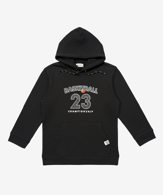 Kids Basket Ball Hoddie Bts-1912 - Black