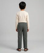Kids Straight Fit Trouser Blw-0138 - D-Green