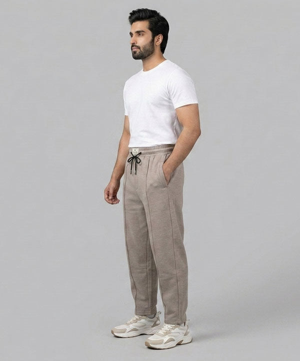 Men’s Terry Smart Baggy Trousers– LWR-0705 L-Coffee