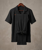HR clothing Mens Thermal Co-Ord Set 3086/0706 -Black