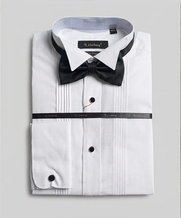 Men’s Tuxedo White Dress Shirt - DSH-0150