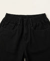 Elastic Waist Straight Fit Denim Jp-2229 Black