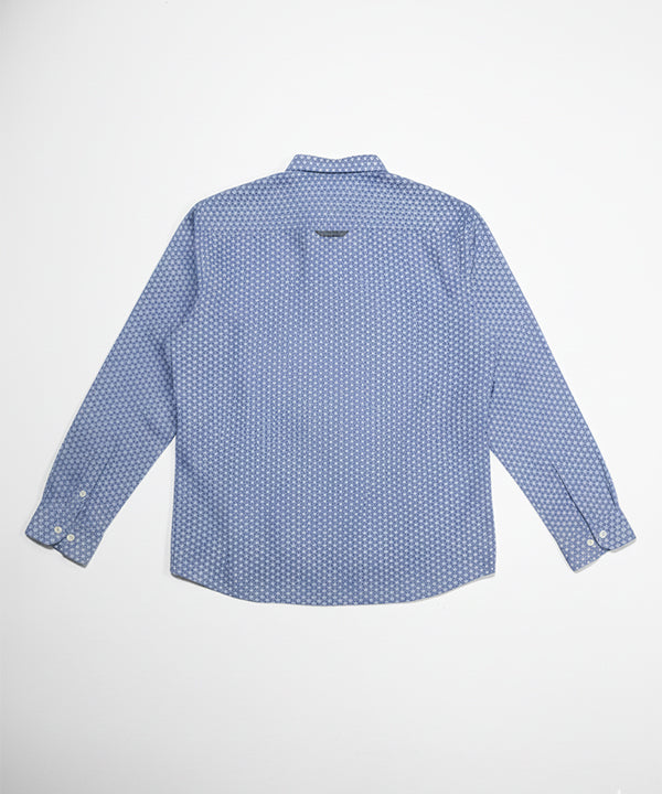 Men's Casual Shirt - Shc-1541 Printed Blue