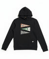 Men's Printed Hoodie - Black Tsh-5994