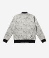 Men's Leather Jacket - Printed White JK-0438