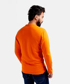 HR Clothing Men's Full Sleeves T-Shirt - Mustard