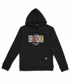 Men's Printed Hoodie - Black Tsh-5995