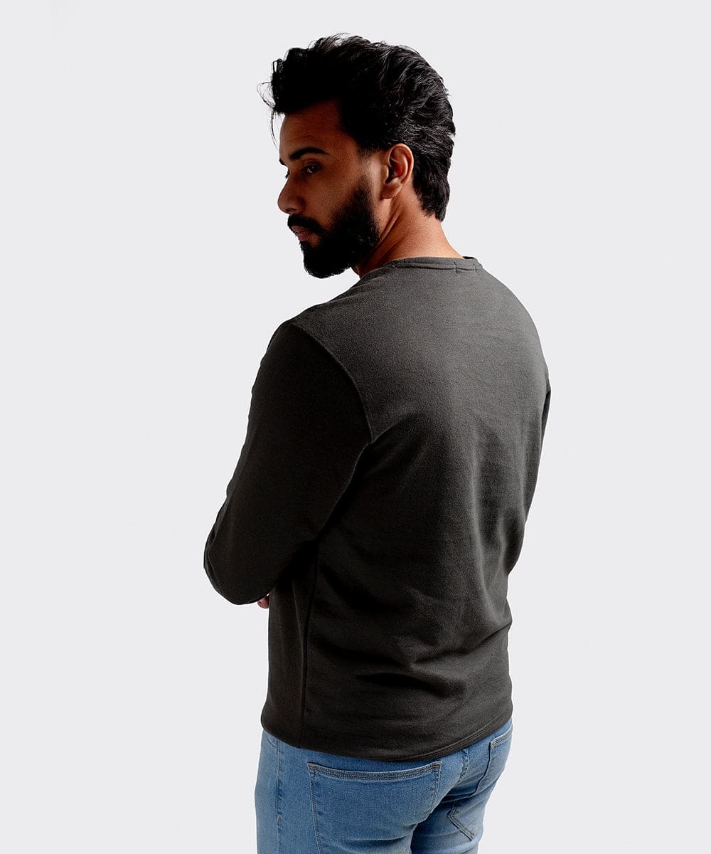 Men's Sweat Shirt - Dark Green Game Mode
