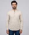 Men's Casual Shirt - Shc-1385 Texture Beige