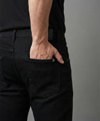 HR Clothing Men's Denim - Black JP-2094