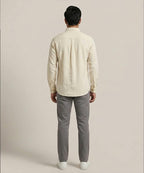 Men's Casual Shirt - Beige Shc-1612 Strech Fabric (ORG-H)