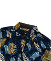 Men's Casual Printed Shirt - Blue Floral Shc-1076