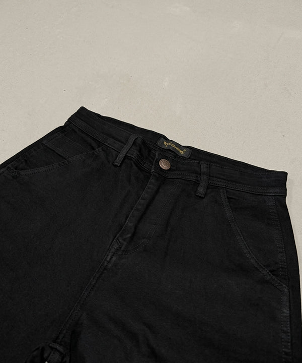 Men's Baggy Carpenter Denim -  Jp-2223 Black
