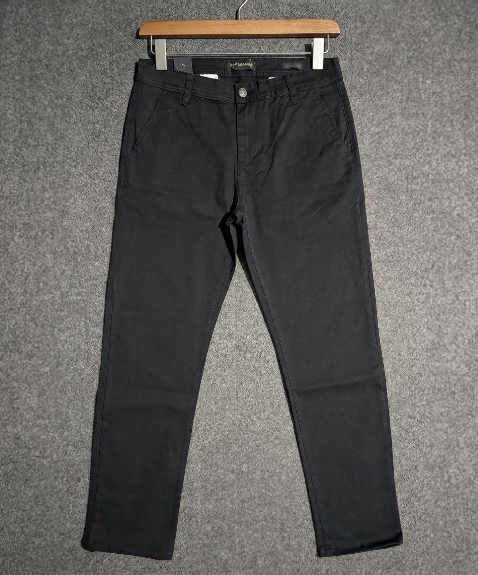 Men's Straight Fit Chino - Black - CP-0560