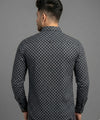 Men's Casual Shirt SHC-1544 PRINTED GREY