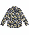 Men's Casual Shirt - Shc-1076 Black Floral