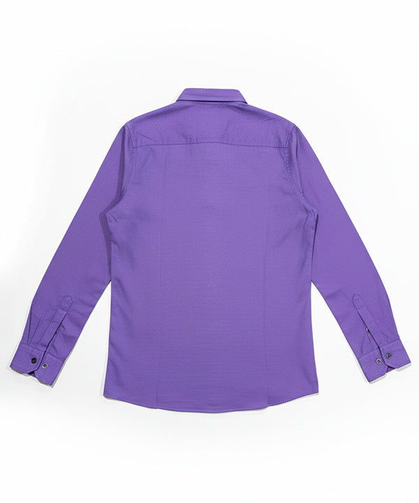 Men's Casual Shirt - Shc-1068 Dotted Purple