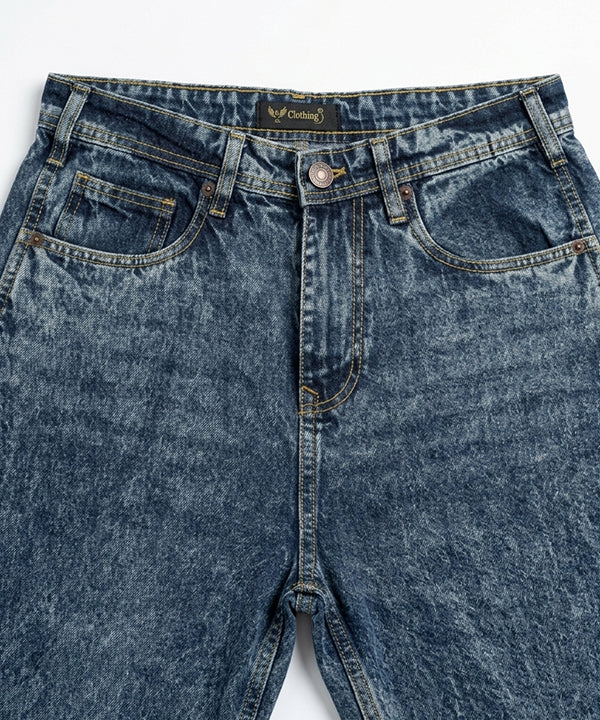 HR Clothing Men's Baggy Carpenter Denim - Jp-2207 NAVY